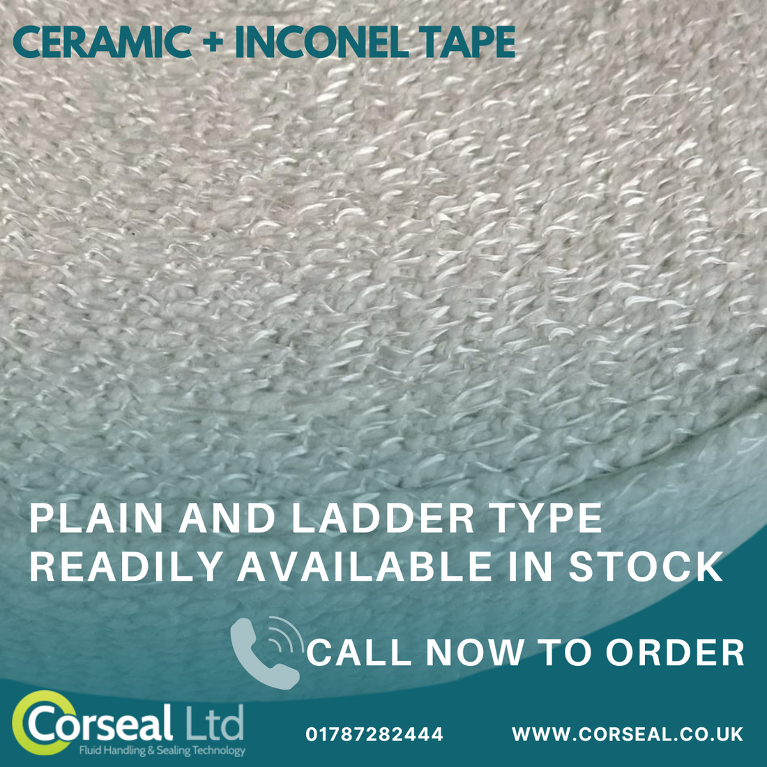 Ceramic and Inconel Tape