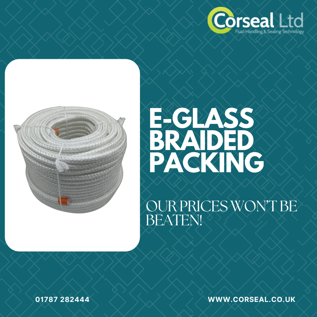 E-Glass Braided Packing
