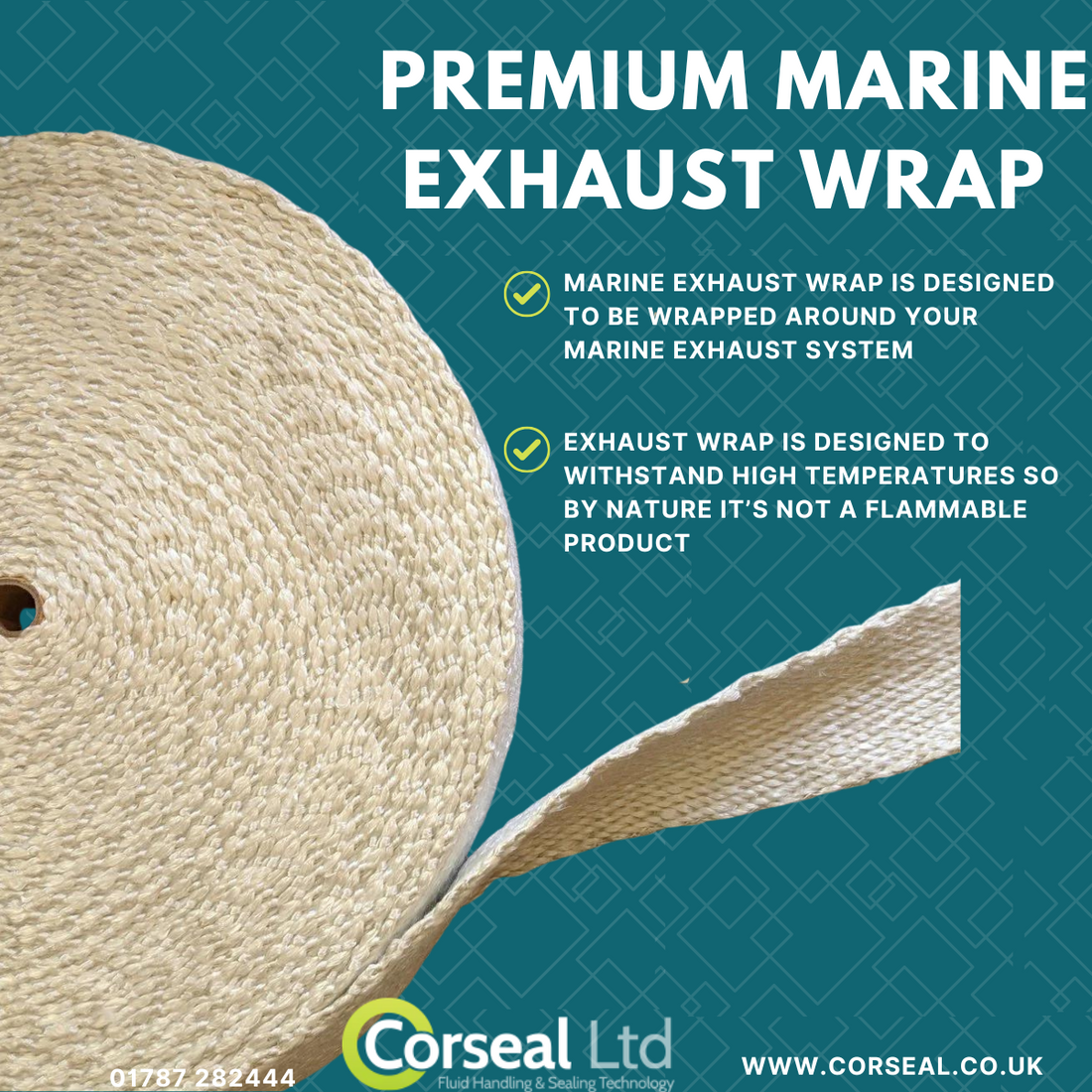 Premium Marine Exhaust Wrap