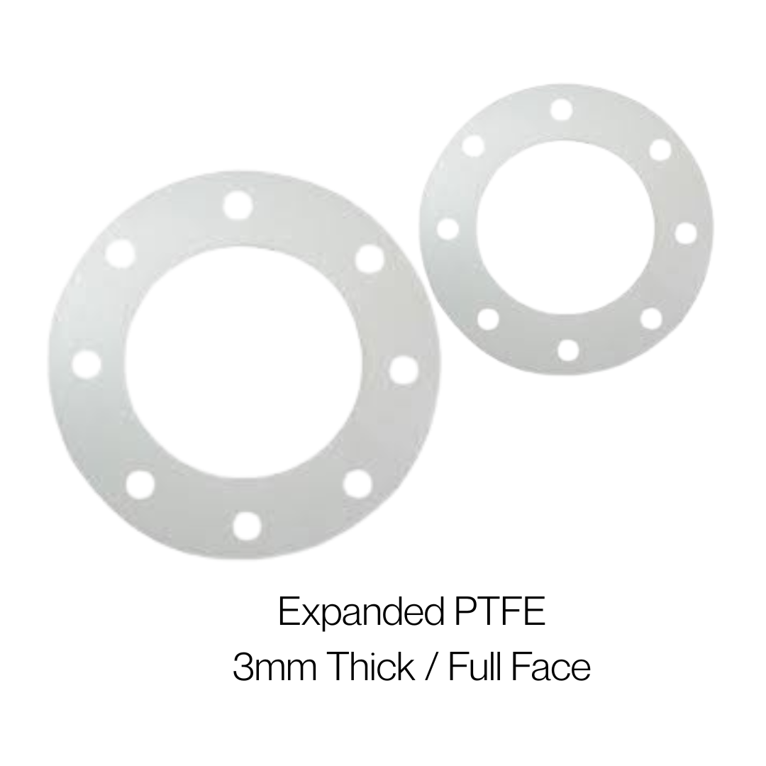 3mm Cortex® Expanded PTFE Gasket Sheets – Full Face - 10' to 24'  | High-Temp & Pressure Resistant - Corseal