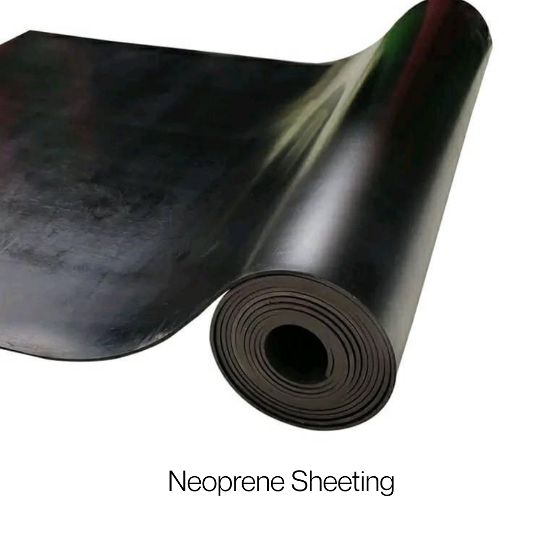 Commercial Neoprene Rubber Sheet – 65 Shore Hardness - Corseal