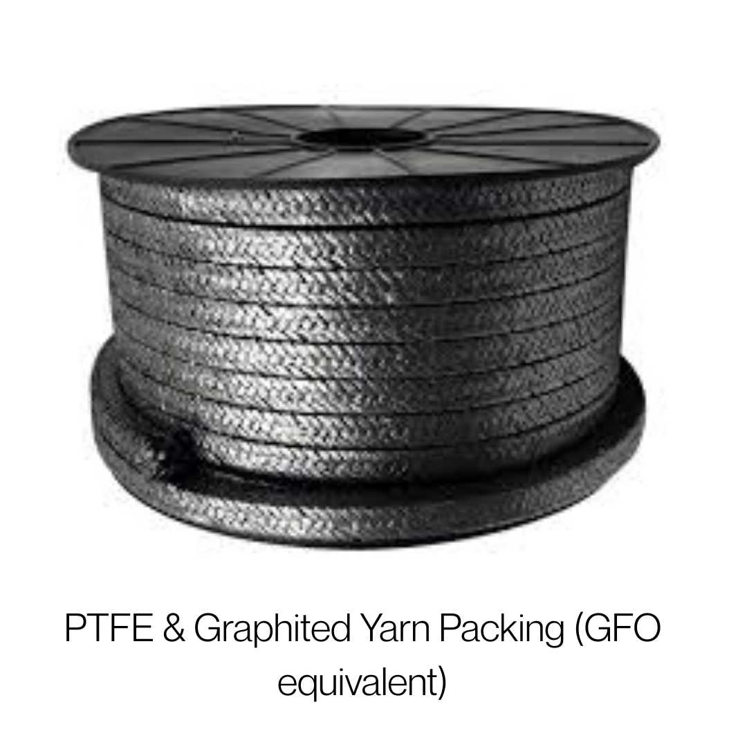GRF 260 Graphited PTFE Packing | High Chemical Resistance & Low Friction | 8m Coils - Corseal
