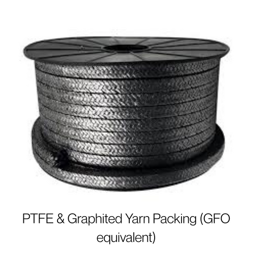 GRF 260 Graphited PTFE Packing | High Chemical Resistance & Low Friction | 8m Coils - Corseal