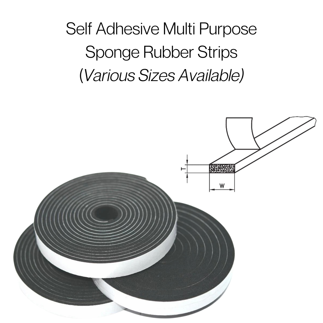 Multi-Purpose Sponge Rubber Strips | Self-Adhesive Neoprene & EPDM - Corseal