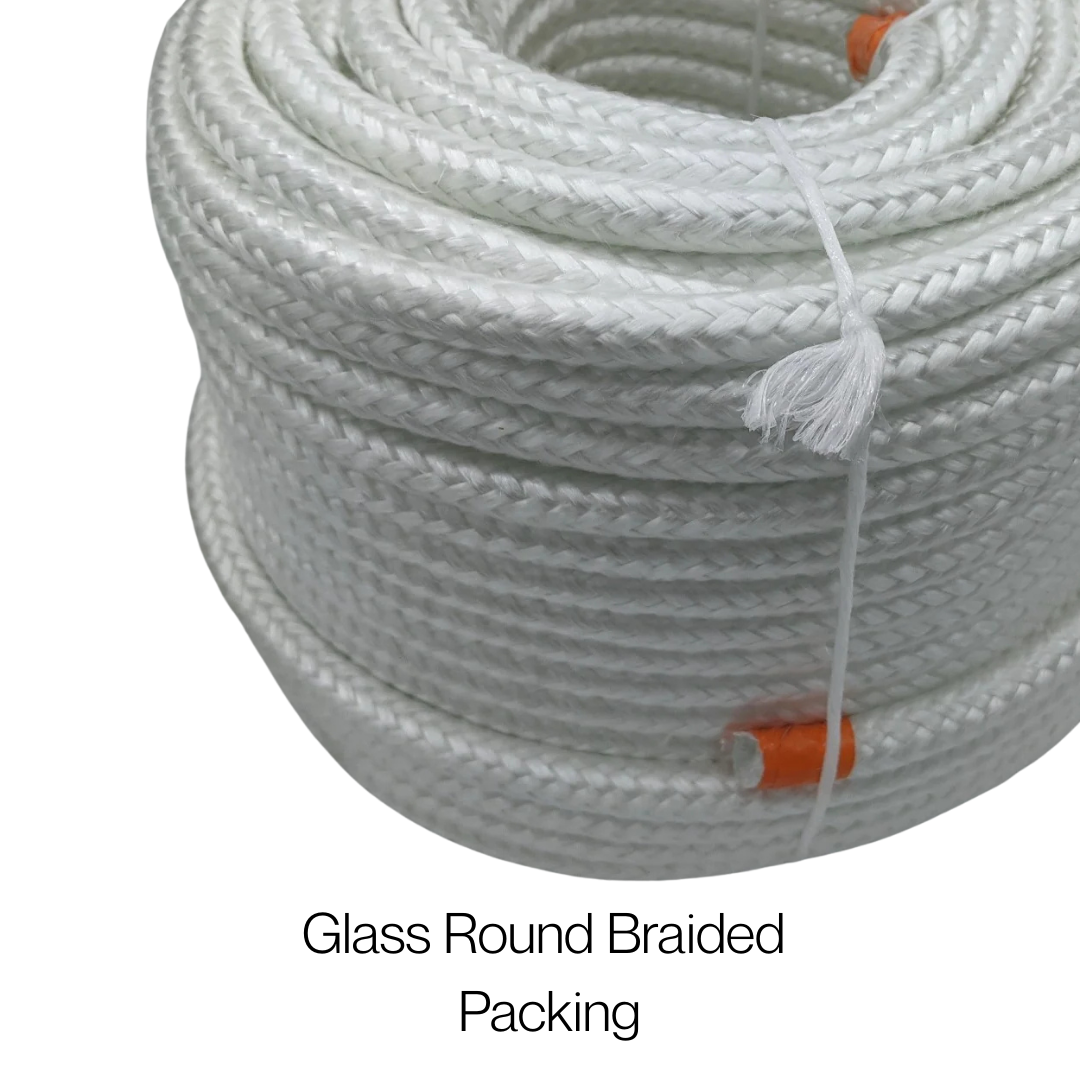 Glass Plaited Braided Packing – High Strength Thermal Seals & Insulation (550°C) | - Corseal