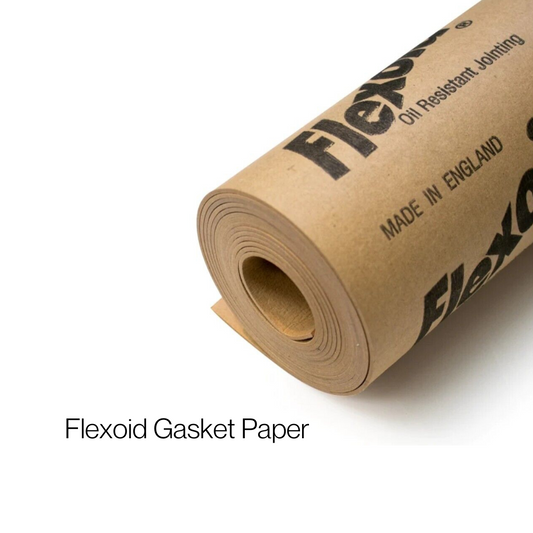 Genuine Flexoid Gasket Paper – Oil-Resistant, Multi-Purpose Jointing Sheet | A4 Sheets | 2.5m x 500mm | Various Thicknesses