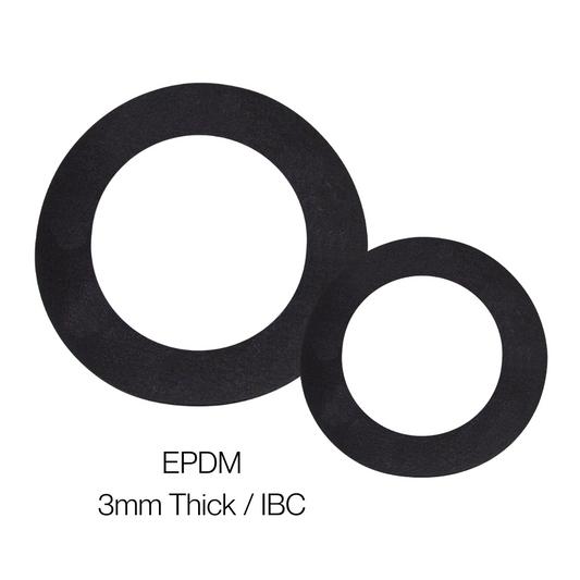 WRAS Approved EPDM Gasket – Potable Water Safe | 3mm| IBC | 1/2' to 8' Weather & Ozone Resistant