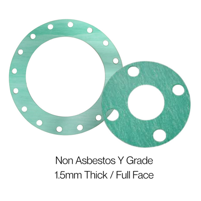 AF300 Y GRADE Non-Asbestos Gasket – FULL FACE Type | 1.5mm | 1/2' to 8' | Medium-Duty Sealing for Water, Steam &Oils - Corseal