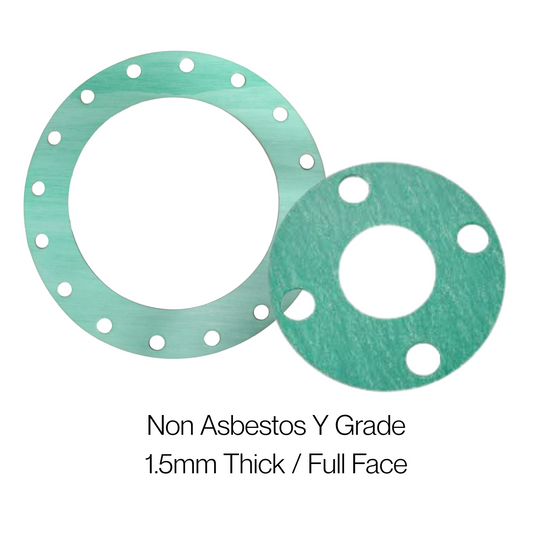 AF300 Non-Asbestos Gasket – FULL FACE Type | 1.5mm | 10' to 24' | Medium-Duty Sealing for Water, Steam &Oils
