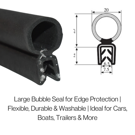 COR 4500 PVC TOP SEAL WITH SPONGE BULB AND SELF GRIP SEAL - Corseal