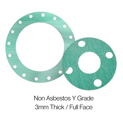 AF300 Y Grade Non-Asbestos Gaskets – 3mm | 1/2' to 4' Medium-Duty Sealing for Water, Steam and Oils - Corseal
