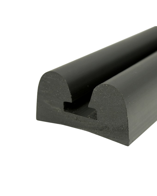 Flexible PVC Double D fender with 39mm base. Non-marking, UV-stable & UK made for reliable boat and dock protection. - Corseal