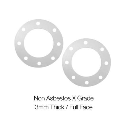 C400 X Grade Non-Asbestos Gasket – Full Face, 3mm Thick | 5' to 24' | High-Temperature, High-Pressure Resistant - Corseal