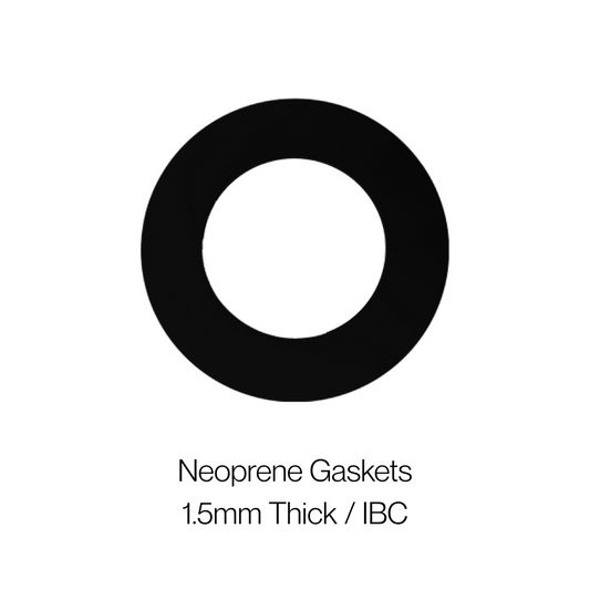 1.5mm Neoprene Gasket for IBC Tanks – 10' to 24' - Rubber Seal, Durable & Chemical Resistant - Weatherproof - Grades 150, 300, PN16 - Various Sizes - Corseal