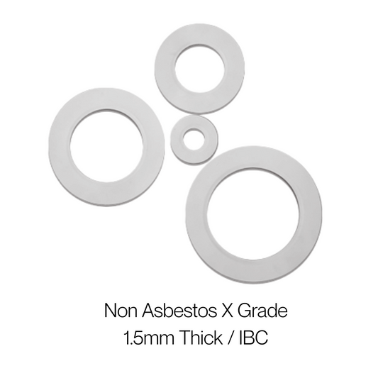 C400 X grade Non-Asbestos Gasket – IBC, 1.5mm Thick | 1/2' to 8' High-Temperature, High-Pressure Resistant