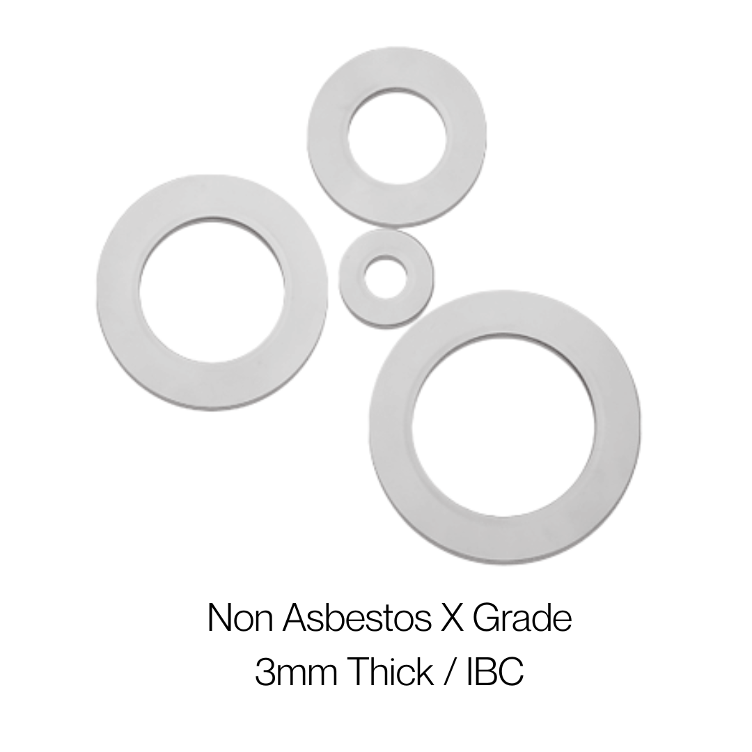 C400 X Grade  Non-Asbestos Gasket – IBC, 3mm Thick | 5' to 24' High-Temperature, High-Pressure Resistant
