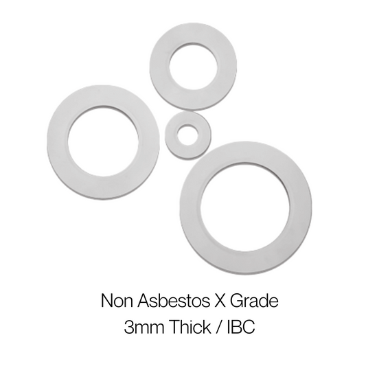 C400 X Grade  Non-Asbestos Gasket – IBC, 3mm Thick | 1/2' to 4' | High-Temperature, High-Pressure Resistant