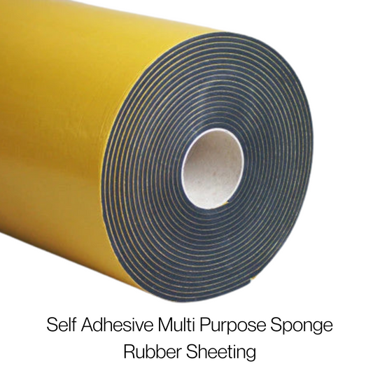Self-Adhesive Neoprene/EPDM Sponge Rubber Sheeting – Closed Cell, Weather & Oil Resistant