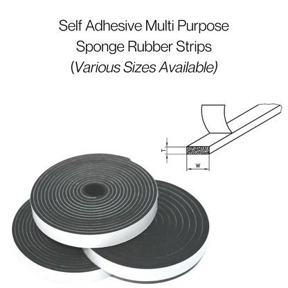 Multi-Purpose Sponge Rubber Strips | Self-Adhesive Neoprene & EPDM - Corseal