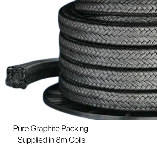 Cor-Pack 400G Pure Graphite Packing | High Temperature & Chemical Resistant - Corseal
