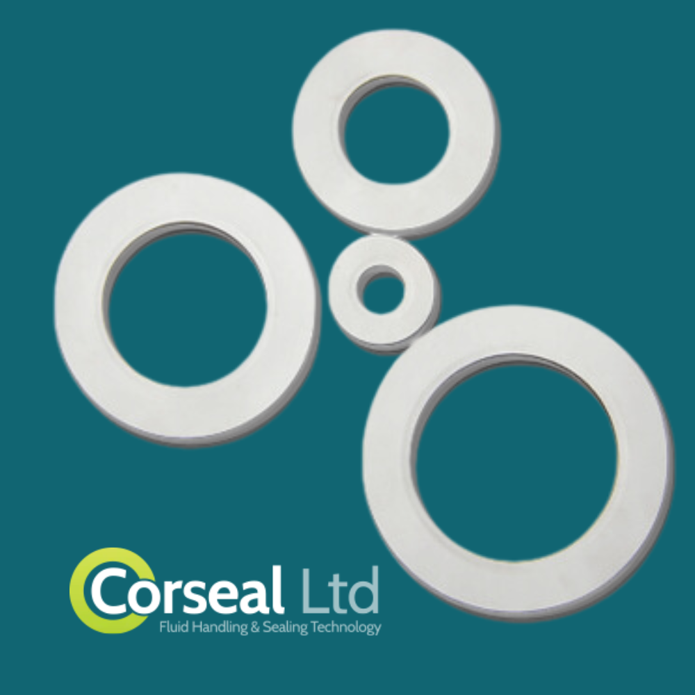 White Food Quality Rubber Gaskets 3mm Thick (IBC) - Corseal