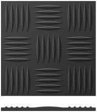 Checker Plate Rubber Matting - Corseal