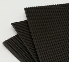 Fine Ribbed Rubber Matting - Corseal